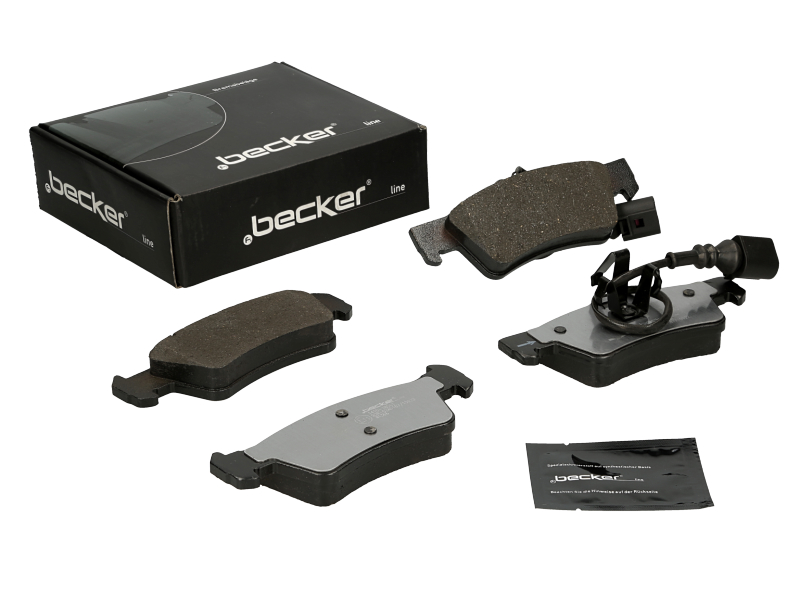 Jeu de 4 plaquettes de frein | F.BECKER_LINE