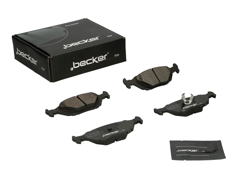 Jeu de 4 plaquettes de frein | F.BECKER_LINE