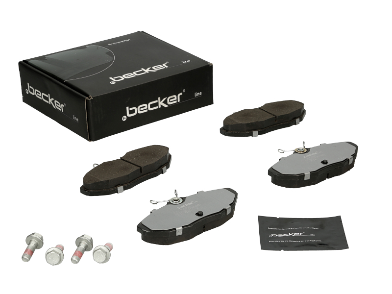 Jeu de 4 plaquettes de frein | F.BECKER_LINE