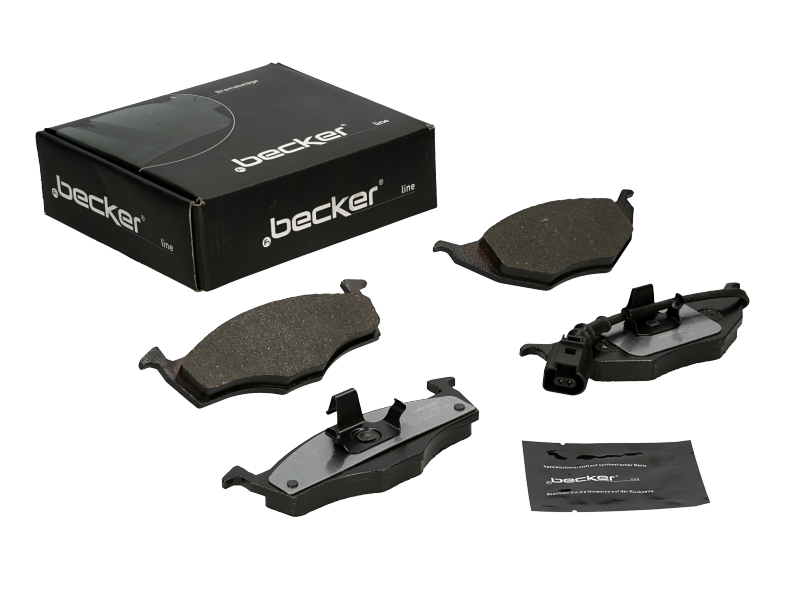 Jeu de 4 plaquettes de frein | F.BECKER_LINE