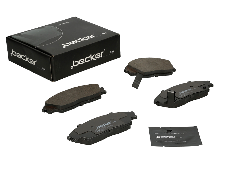 Jeu de 4 plaquettes de frein | F.BECKER_LINE