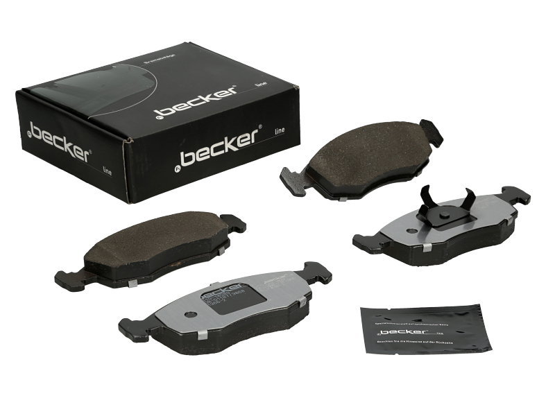 Jeu de 4 plaquettes de frein | F.BECKER_LINE
