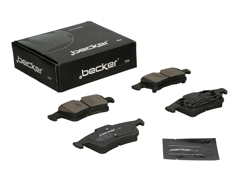 Jeu de 4 plaquettes de frein | F.BECKER_LINE