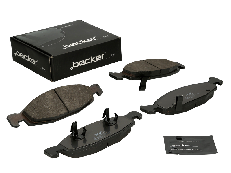 Jeu de 4 plaquettes de frein | F.BECKER_LINE