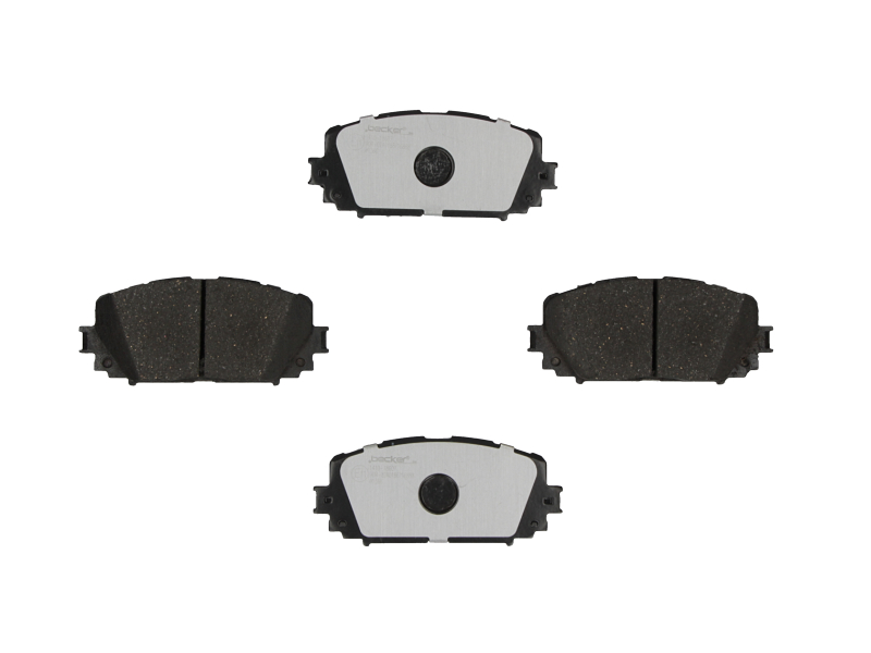 Jeu de 4 plaquettes de frein | F.BECKER_LINE