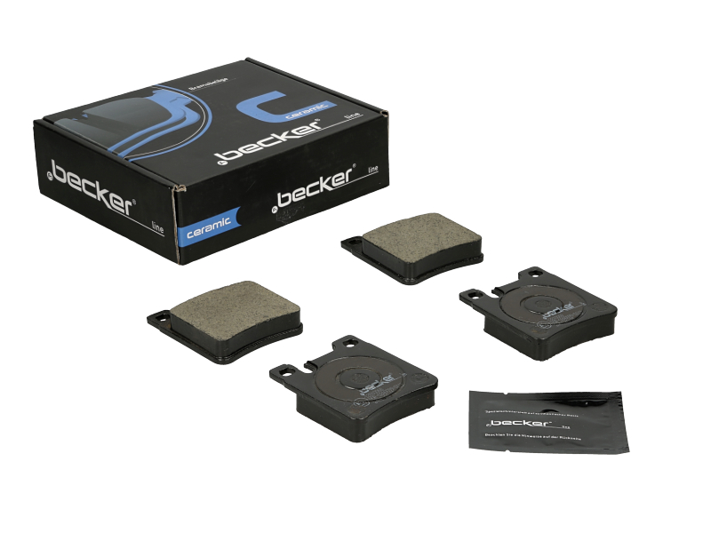 Jeu de 4 plaquettes de frein | F.BECKER_LINE