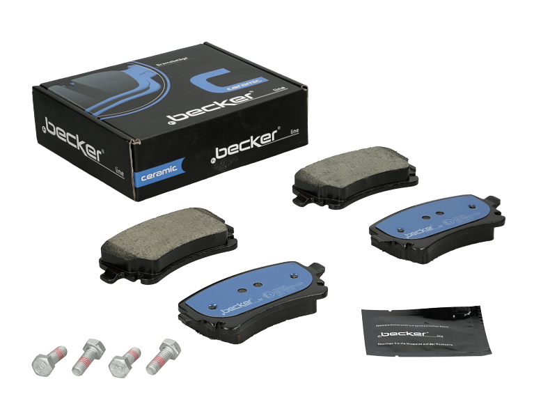 Jeu de 4 plaquettes de frein | F.BECKER_LINE