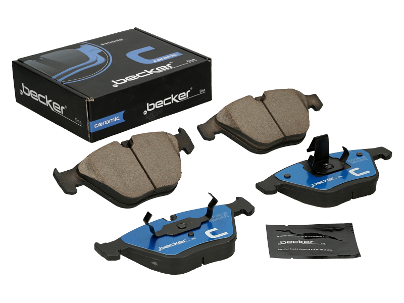 Jeu de 4 plaquettes de frein | F.BECKER_LINE
