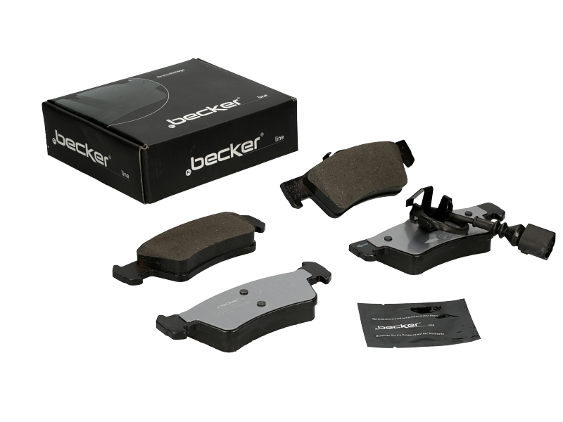 Jeu de 4 plaquettes de frein | F.BECKER_LINE