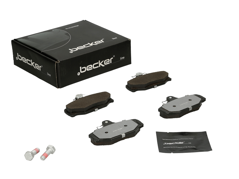Jeu de 4 plaquettes de frein | F.BECKER_LINE