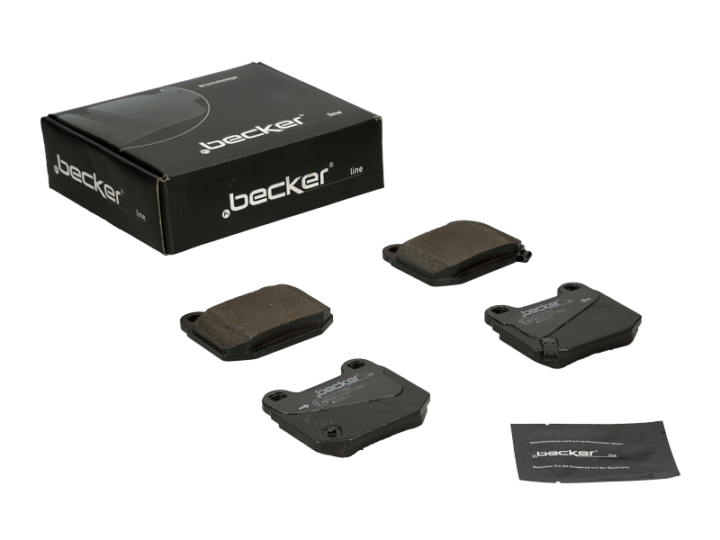 Jeu de 4 plaquettes de frein | F.BECKER_LINE