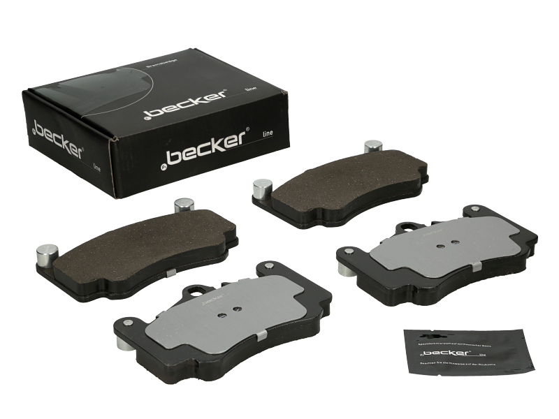 Jeu de 4 plaquettes de frein | F.BECKER_LINE