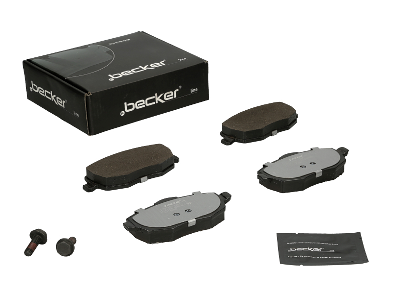 Jeu de 4 plaquettes de frein | F.BECKER_LINE