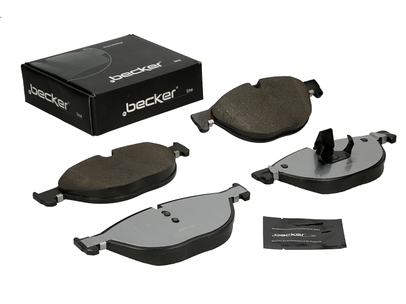 Jeu de 4 plaquettes de frein | F.BECKER_LINE