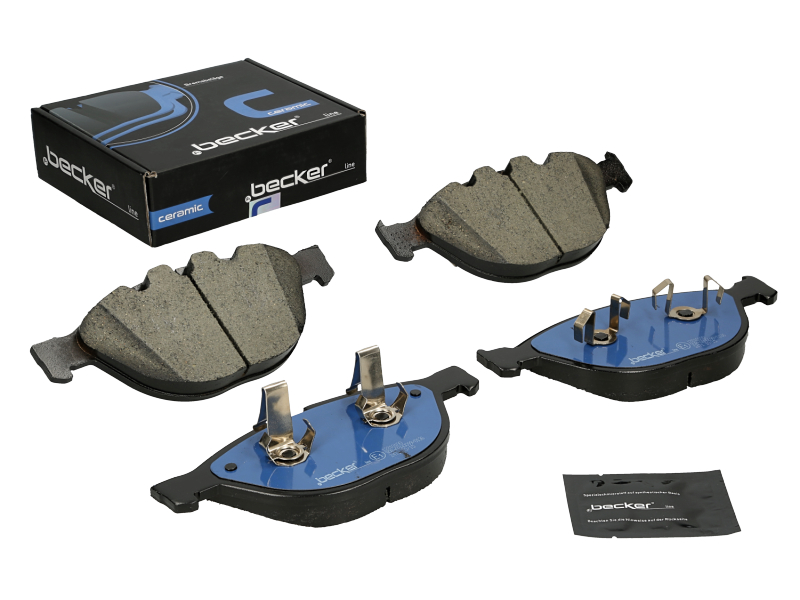 Jeu de 4 plaquettes de frein | F.BECKER_LINE