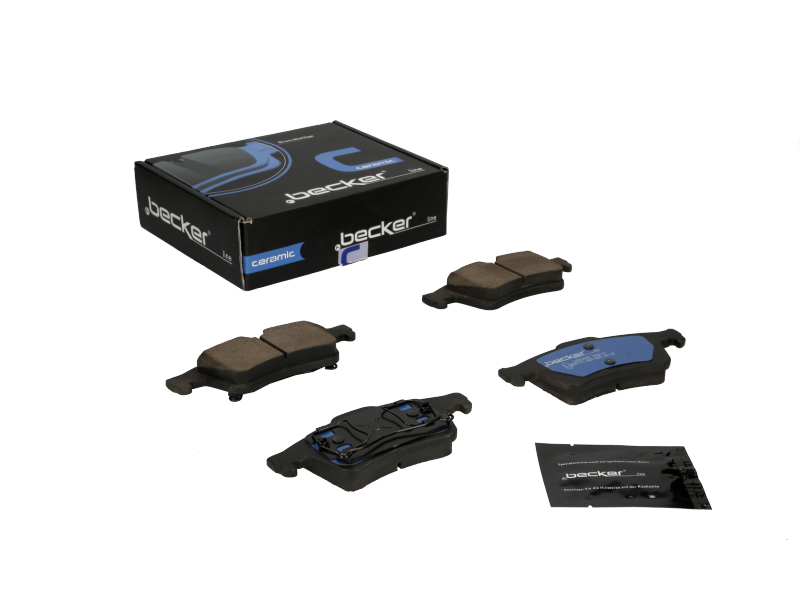 Jeu de 4 plaquettes de frein | F.BECKER_LINE