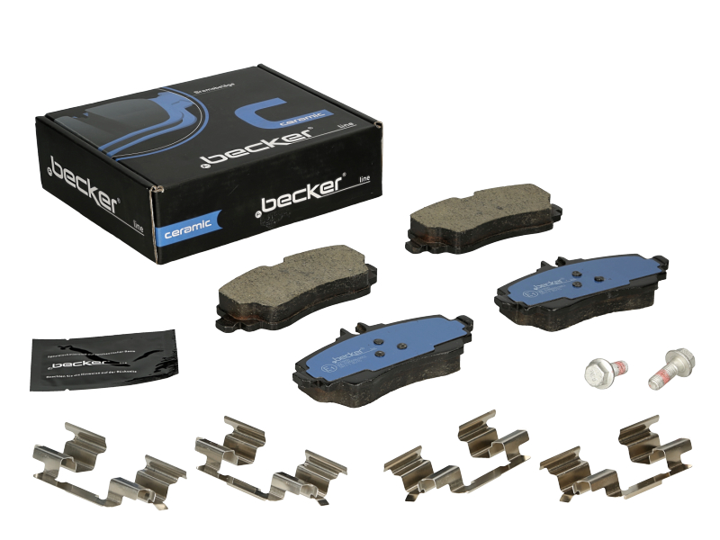 Jeu de 4 plaquettes de frein | F.BECKER_LINE