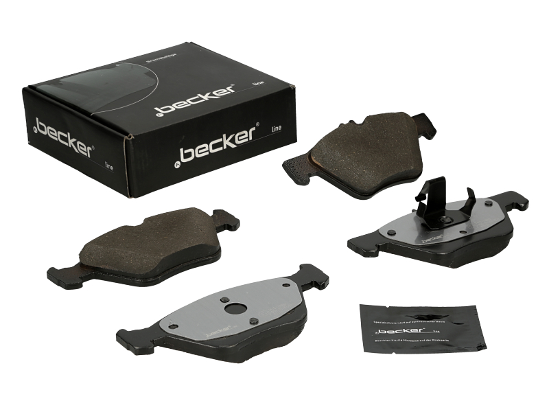 Jeu de 4 plaquettes de frein | F.BECKER_LINE