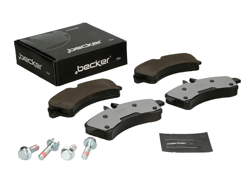 Jeu de 4 plaquettes de frein | F.BECKER_LINE