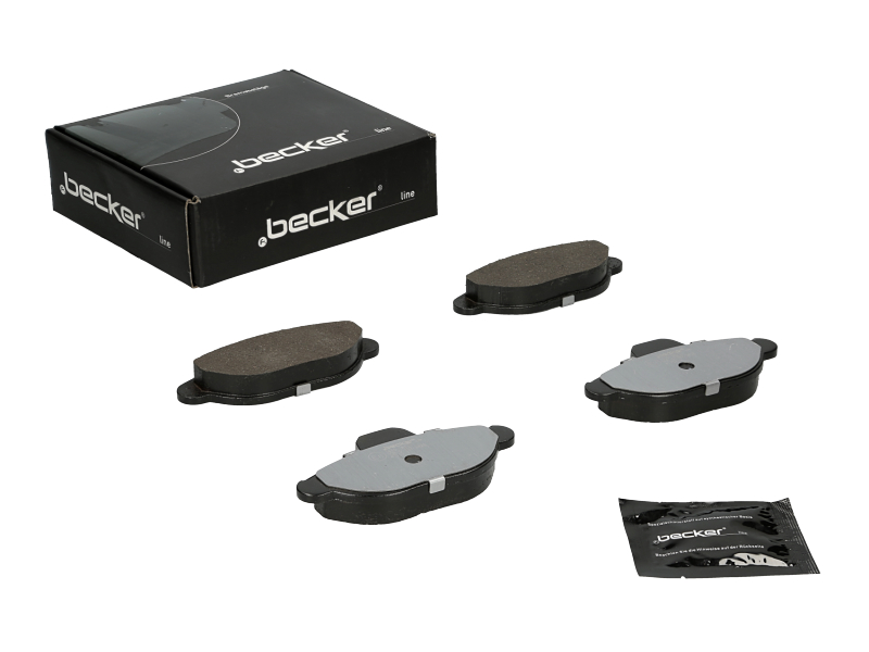 Jeu de 4 plaquettes de frein | F.BECKER_LINE