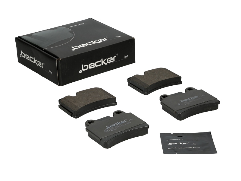 Jeu de 4 plaquettes de frein | F.BECKER_LINE