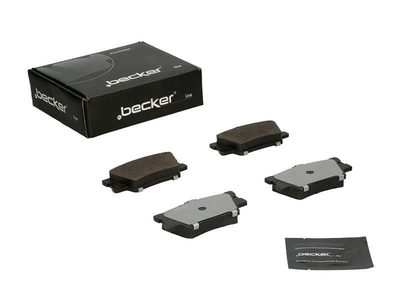 Jeu de 4 plaquettes de frein | F.BECKER_LINE