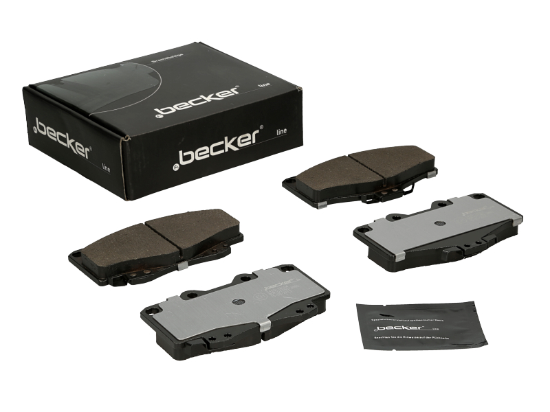 Jeu de 4 plaquettes de frein | F.BECKER_LINE