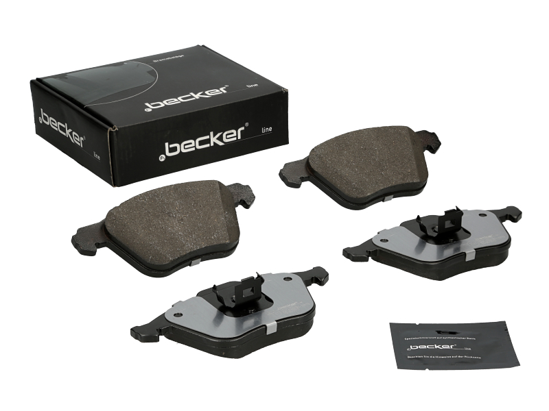 Jeu de 4 plaquettes de frein | F.BECKER_LINE