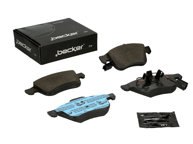Jeu de 4 plaquettes de frein | F.BECKER_LINE