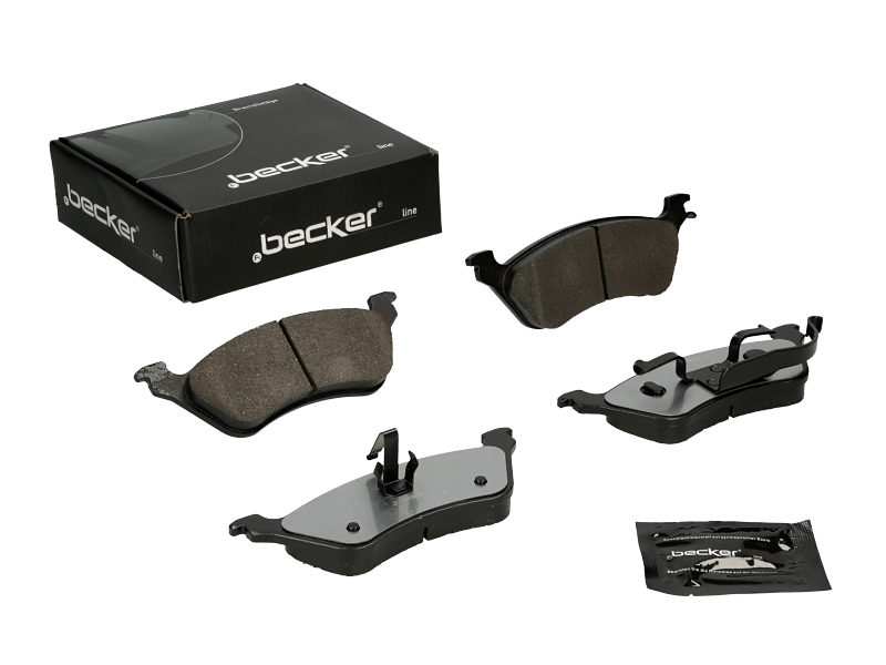 Jeu de 4 plaquettes de frein | F.BECKER_LINE