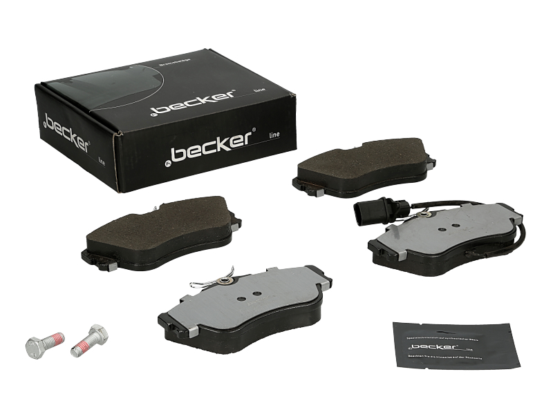 Jeu de 4 plaquettes de frein | F.BECKER_LINE