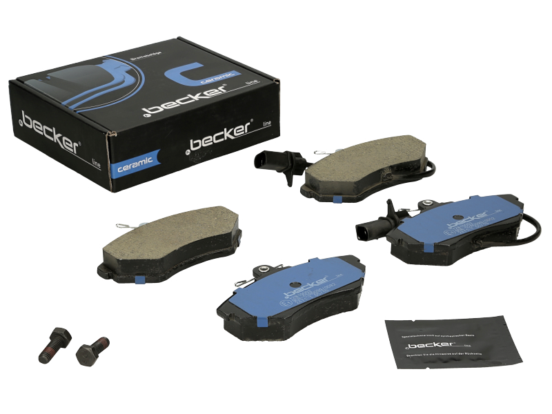 Jeu de 4 plaquettes de frein | F.BECKER_LINE
