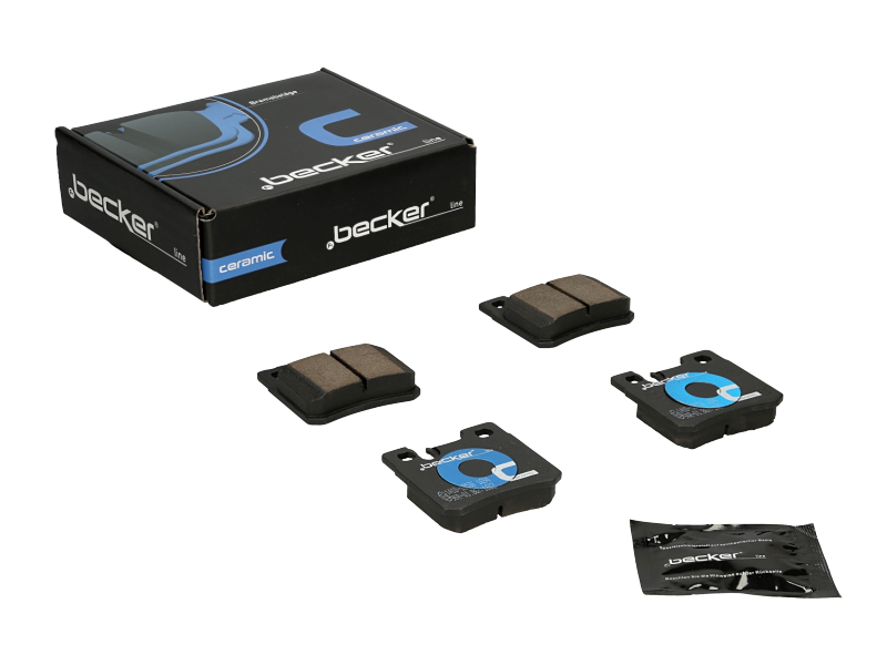 Jeu de 4 plaquettes de frein | F.BECKER_LINE