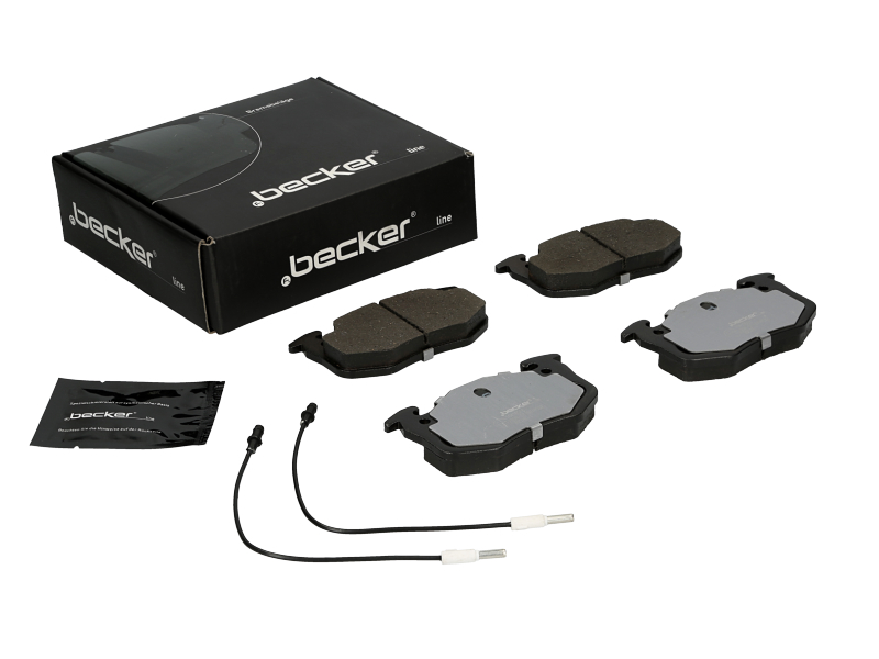 Jeu de 4 plaquettes de frein | F.BECKER_LINE