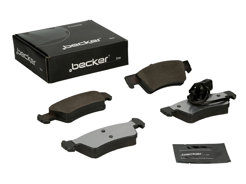Jeu de 4 plaquettes de frein | F.BECKER_LINE