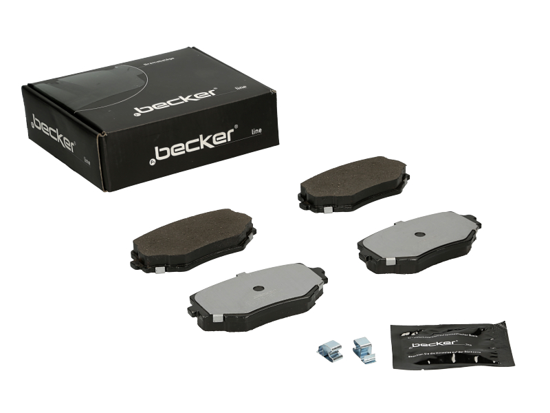 Jeu de 4 plaquettes de frein | F.BECKER_LINE
