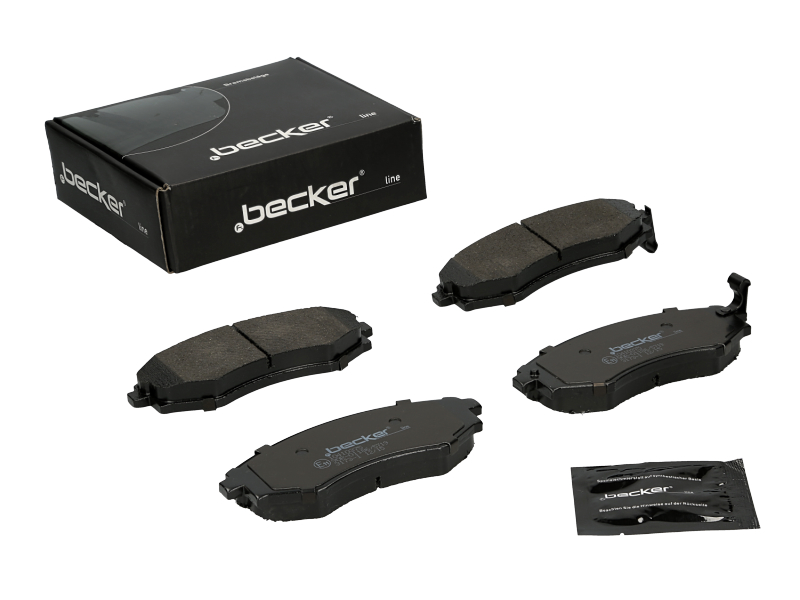 Jeu de 4 plaquettes de frein | F.BECKER_LINE