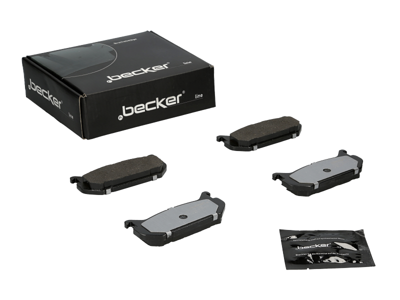 Jeu de 4 plaquettes de frein | F.BECKER_LINE