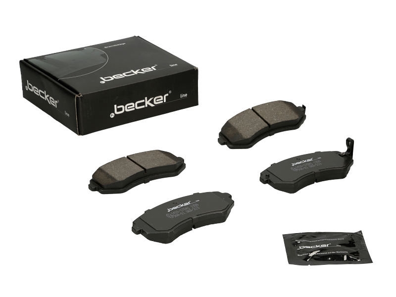 Jeu de 4 plaquettes de frein | F.BECKER_LINE