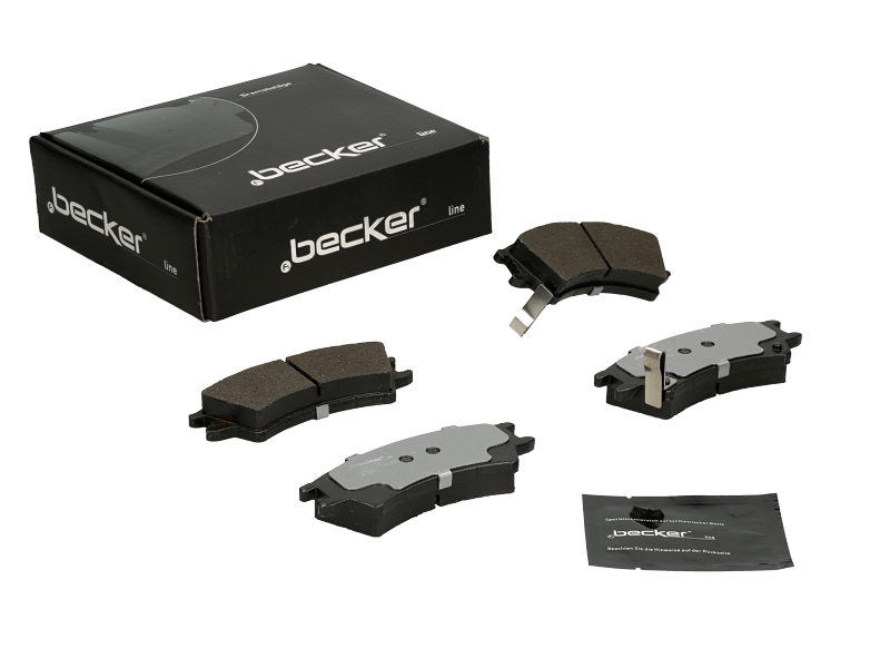 Jeu de 4 plaquettes de frein | F.BECKER_LINE
