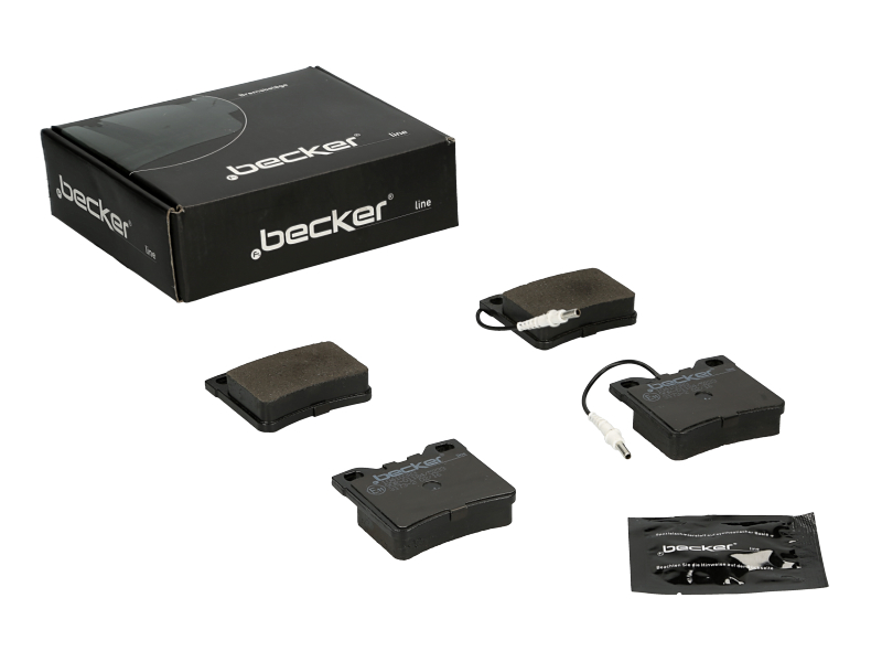 Jeu de 4 plaquettes de frein | F.BECKER_LINE