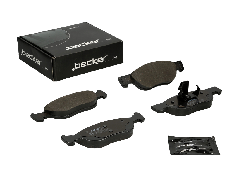 Jeu de 4 plaquettes de frein | F.BECKER_LINE