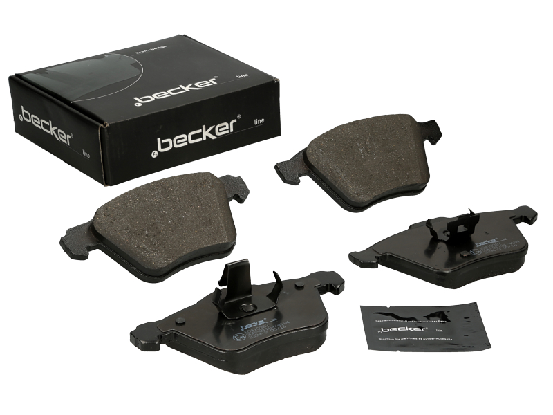 Jeu de 4 plaquettes de frein | F.BECKER_LINE