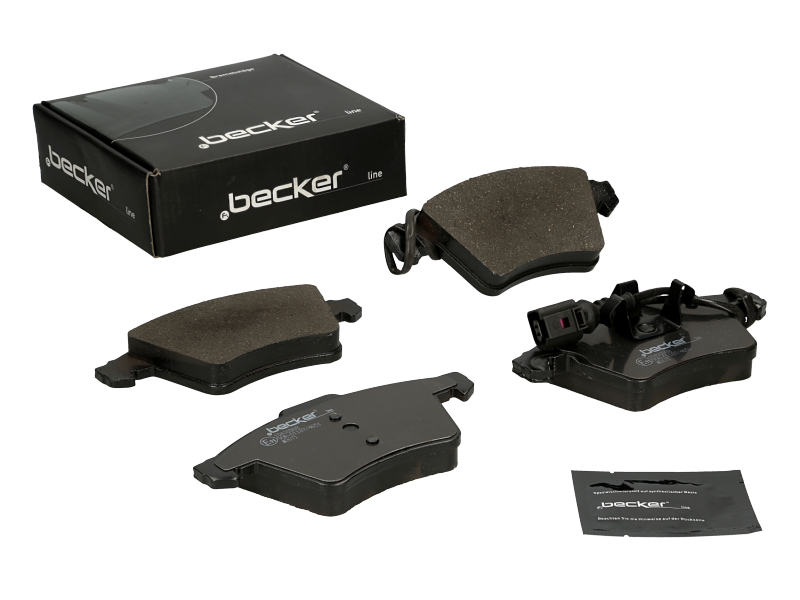 Jeu de 4 plaquettes de frein | F.BECKER_LINE
