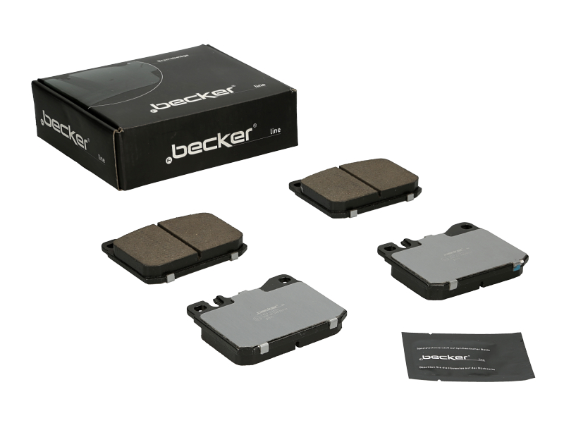Jeu de 4 plaquettes de frein | F.BECKER_LINE