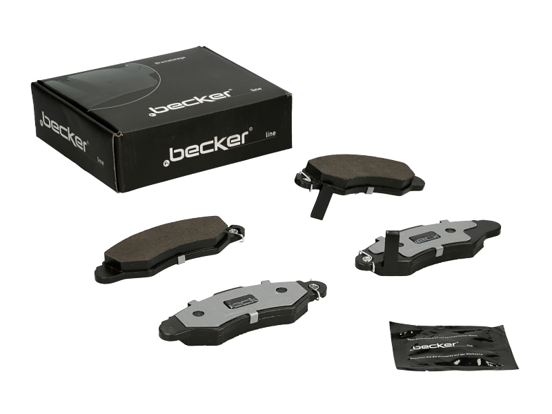 Jeu de 4 plaquettes de frein | F.BECKER_LINE
