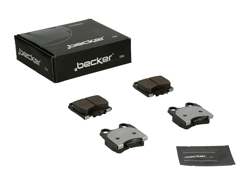 Jeu de 4 plaquettes de frein | F.BECKER_LINE