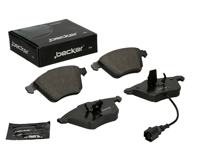 Jeu de 4 plaquettes de frein | F.BECKER_LINE