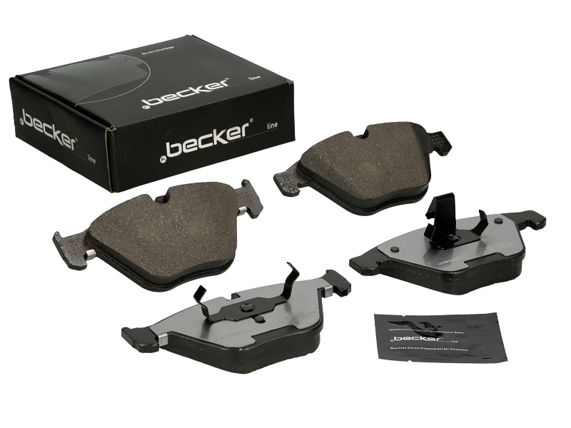 Jeu de 4 plaquettes de frein | F.BECKER_LINE