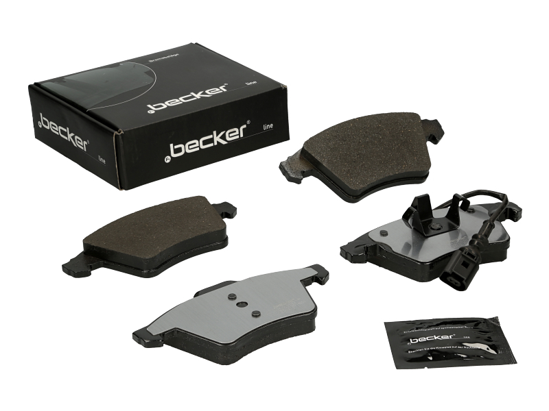 Jeu de 4 plaquettes de frein | F.BECKER_LINE